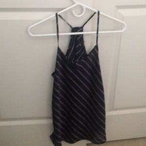 New w/Tags The Limited Navy Tank Top w/ stripes